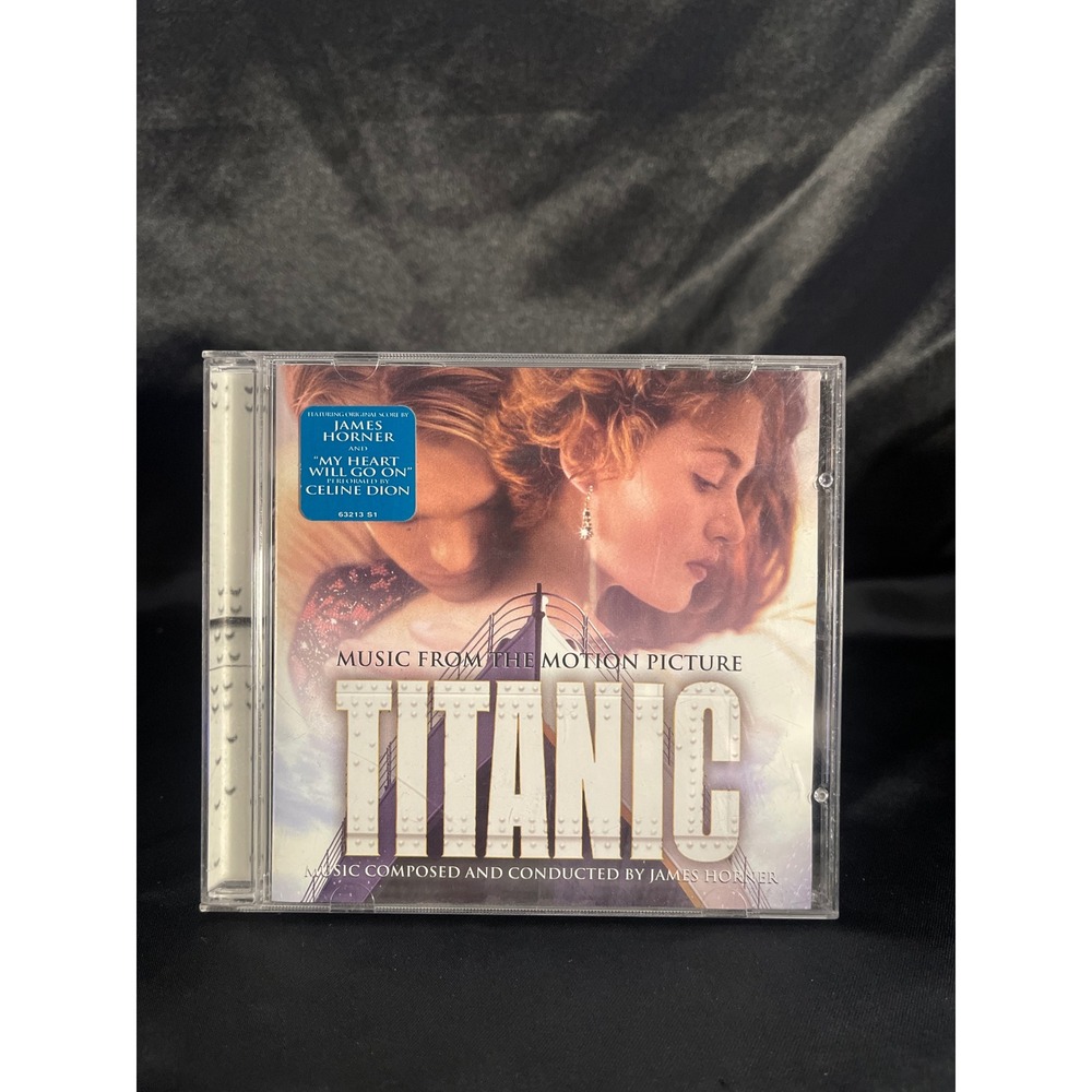 Titanic Soundtrack CD James Horner Celine Dion My Heart Will Go On 1997 SK 63213